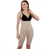 Cinta Shorts Pós-Cirurgia Plástica Parto Abdominal de Alta Compressão com Alça Regulável New Form