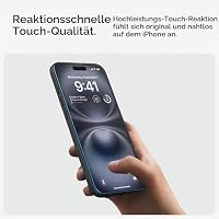 Spigen EZ Fit Schutzfolie [2 Stück] für iPhone 16 Plus, iPhone 15 Plus – Ansicht 6