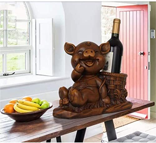 Soporte para botellas de vino RUVOO de resina miniatura 6