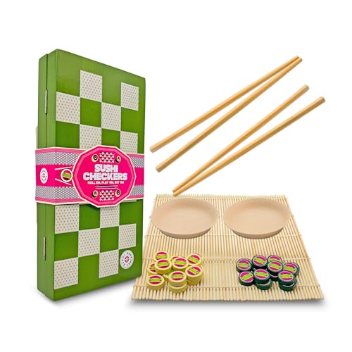 Sushi Checkers - Juego de Mesa y Kit para Hacer Sushi miniatura 1