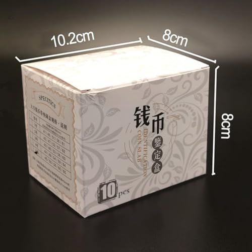 Estuches transparentes para monedas 70mm, paquete de 10 miniatura 3