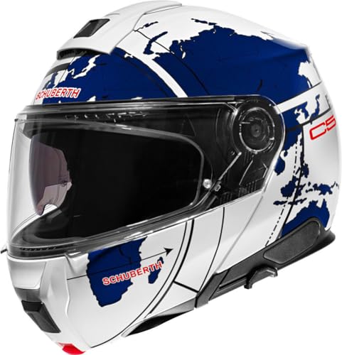 Image of Schuberth C5 Globe Helmet, blue/white, XS (53)