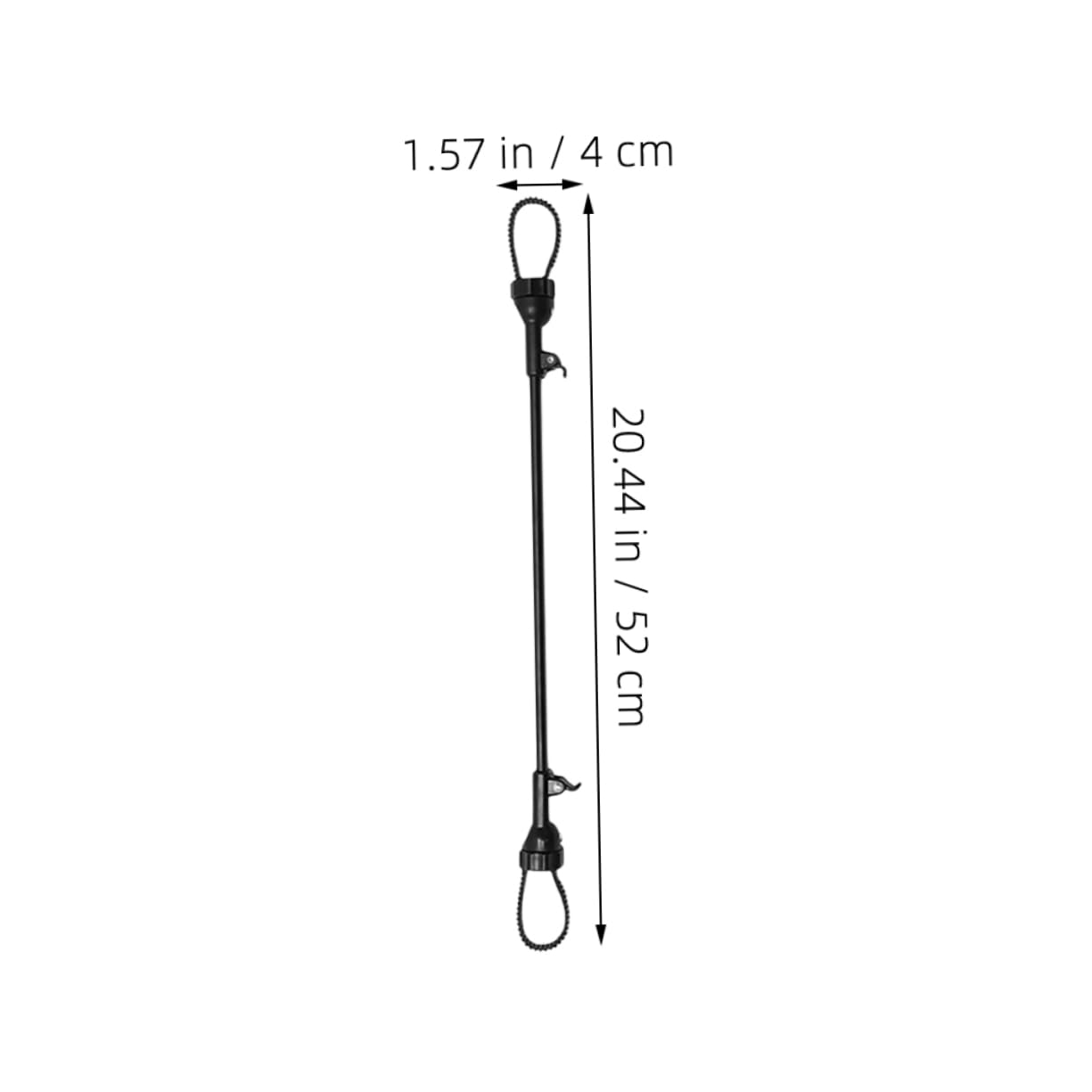 Connecteur pour Poussette Double 2 Pièces Noir, Adaptateur Pliable