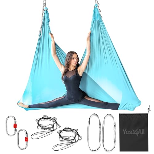 Hamac aérien de yoga de 5 m pour studio à la maison et relaxation en suspension