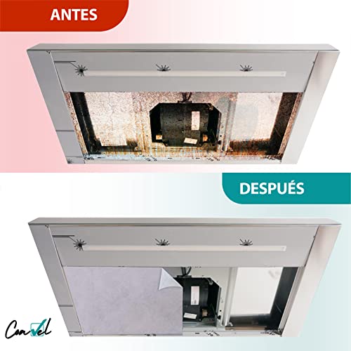 6 Filtros universales antigrasa, de papel, 1 mm de espesor, adaptables a cualquier campana extractora de cocina 45 x 60 cm. - Imagen 6