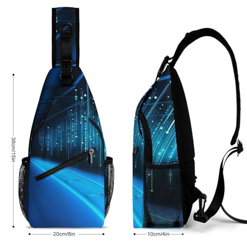 Mochila tipo bolso Blue Line Sling para senderismo y uso casual miniatura 2