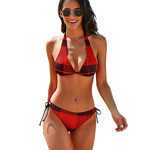 Bikini Bathing Suit Women's Swimwear Bikini Swimming Costume Tummy Control Swimsuits M