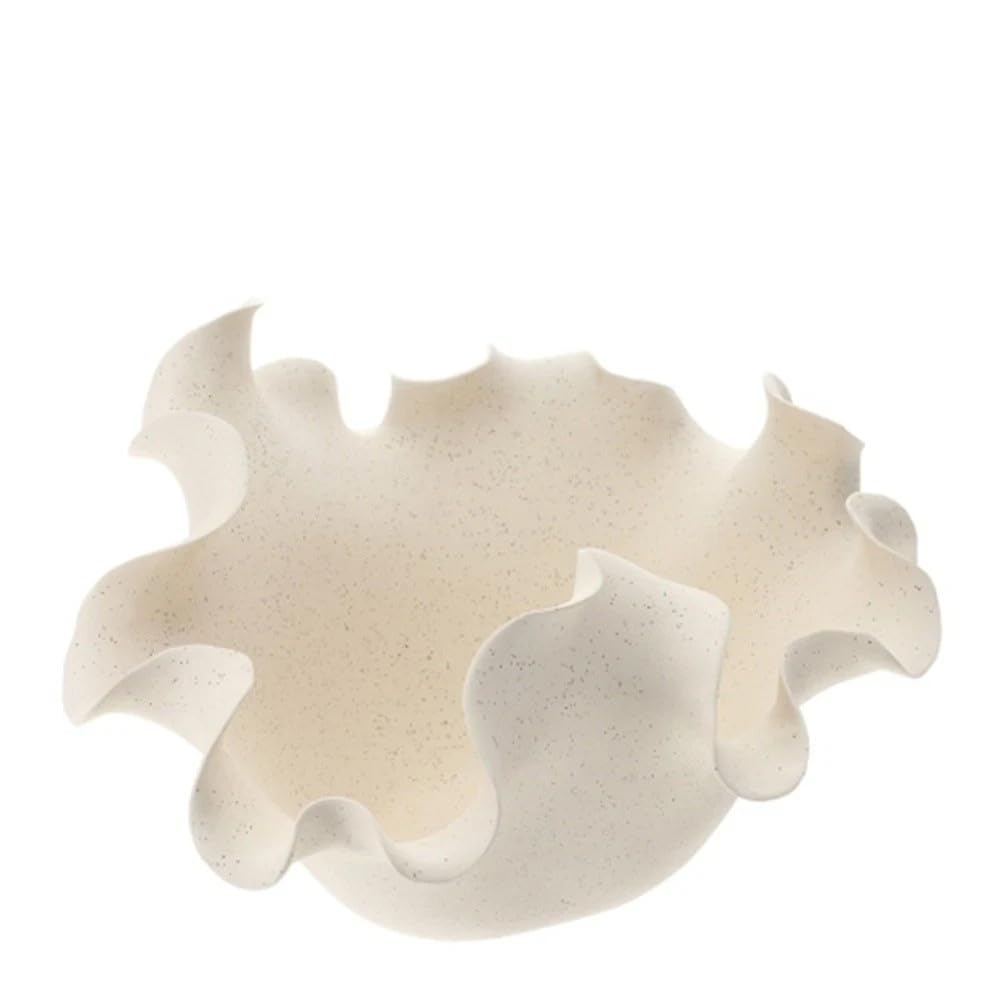 Hervit art. 30463 ciotola ceramica Wave avorio 30xh17cm