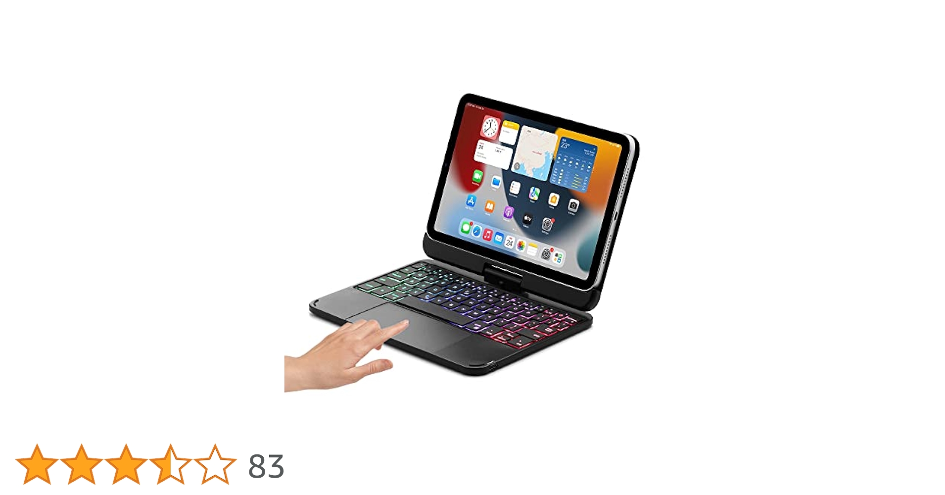 (美品) iPad Mini6 WiFi 256GB キーボード付き Amazon.co.jp: iPad mini6 キーボードケース 360度回転 トラック