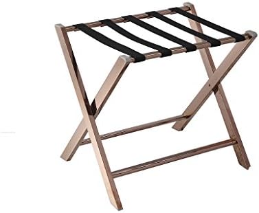 JYXLJ Luggage Rack ，Hotel Room Foldable stainless steel Suitcase Holder, Luggage Rack Shelving Suitcase Backpack Suitcase Stand