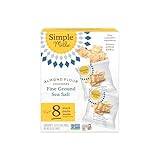 Simple Mills Almond Flour Crackers Snack Packs, Sea Salt, Healthy Snacks for Kids, Individual Packs, Gluten Free, 8 Ct (Pack of 1)