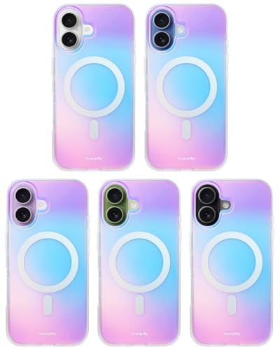 Voile irisé brillant sur coque iPhone 17 MagSafe : idée cadeau fille - 6