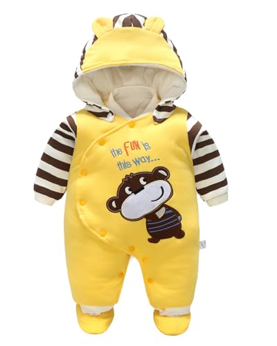 JiAmy Vine Baby Overall Strampler Winterjacke Unisex Cartoon Baby...