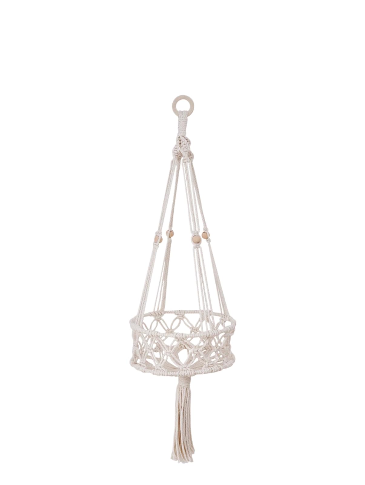 Woven vegetable and fruit wall hanging basket