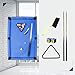 Mini Top Pool Table Set: Mini Pool Table, Table Top Pool Tables with Game Balls, Sticks, Chalk, Brush, Billiard Table Suitable for Office Desk Games, or Home Use & Easy