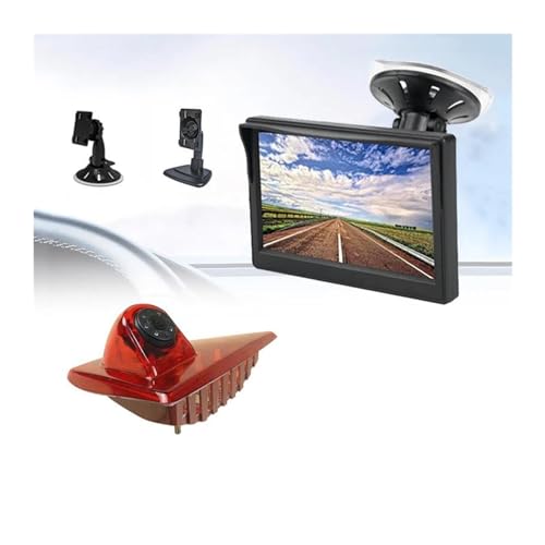 Caméra de recul universelle Master 3 moniteur LCD 5 pouces et support ventouse - 2
