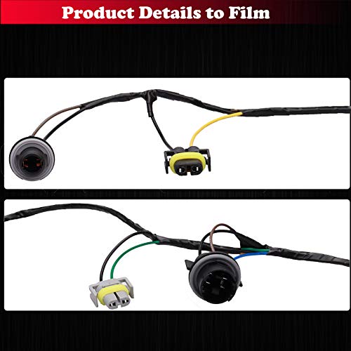 Hoput 15930264 645-539 645539 Headlight Wiring Harness Connector, Compatible With Chevy Malibu 2008-2012 #TOP4