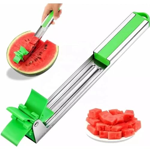 Generic Watermelon Windmill Cutter Stainless Steel, Large, Green