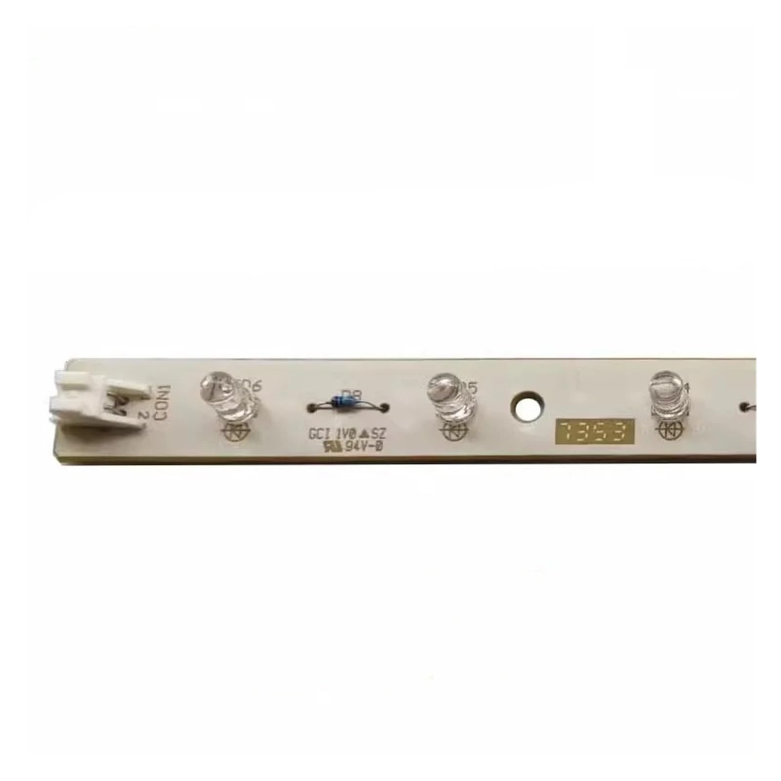 HEXHUASR 1PCS BG15990 Refrigerator Light 12V 5 Lights LED Light Strip For BCD-284WPBC(NR-C28VP2)