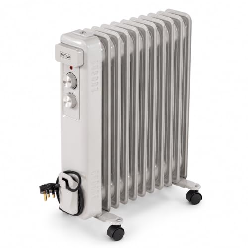 Oypla Electrical 2500W 11 Fin Portable Oil Filled Radiator
