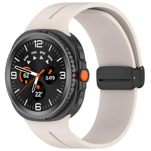 [�����ȓX] �ɓK��Samsung Galaxy Watch 8 44mm 40mm �Ή��V���R���X�g���b�v�A�ɓK��Samsung Watch 8 Classic 46mm �Ή��X�|�[�c�u���X���b�g(Beige)