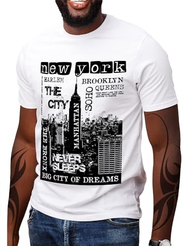 Swag Point Men’s Graphic T Shirts – 100% Cotton Short Sleeve Urban Casual Tops Streetwear Hip Hop Hipster Tee2