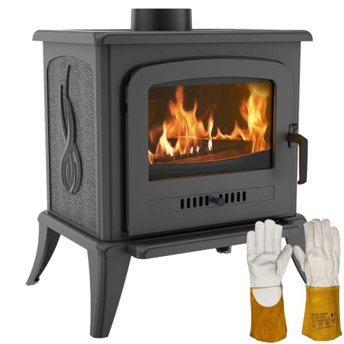 KRATKI Stufa a legna in ghisa KOZA K7 5kW Ø130mm