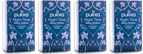 Night Time Pukka Tea Organic 4 Packs of 20 Tea Bags