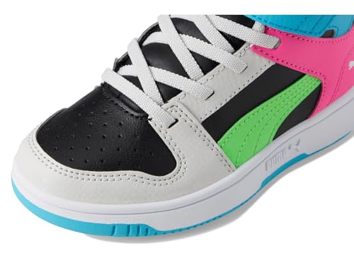Image of PUMA Kids' Rebound Layup Mid Hook and Loop Sneakers