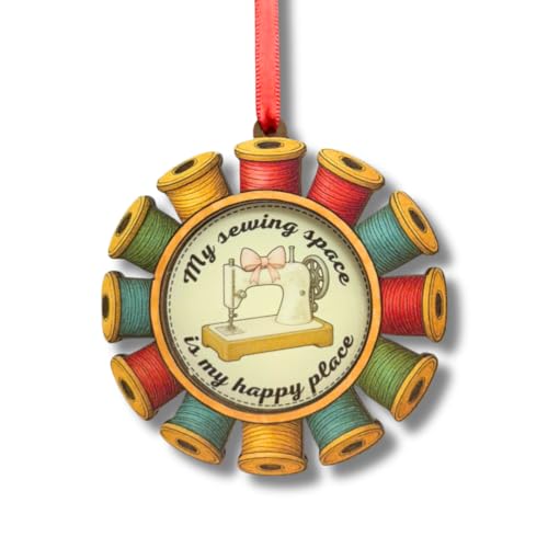 Sewing Ornament, Sewing Machine Ornament Christmas Decorations, Gift for Quilters,