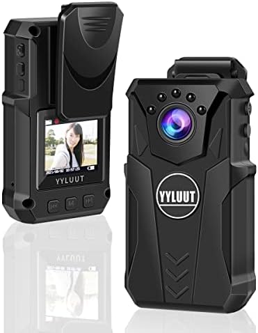YYLUUT Mini Body Camera Body Cam 8Hours 1080P Video Recorder Wearable Portable Security Cam with Night Vision 6-8HR Battery Life Enforcement,Security,Guard,Home,Outdoor,Travel,Camping,Cycling