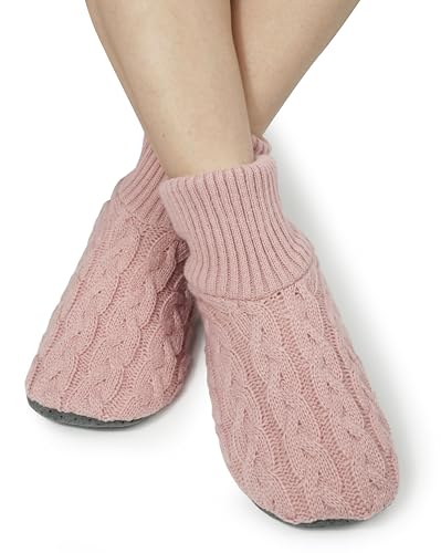 Image of BenSorts Fuzzy Slipper Socks for Women Non Slip House Socks with Grips Gifts
