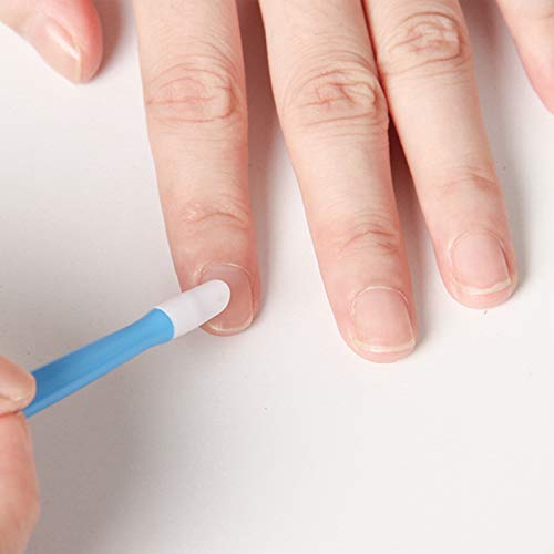 image for Nail Cuticle Pusher Set, Owlbbabies 50 Pieces Multicolor Rubber Tipped