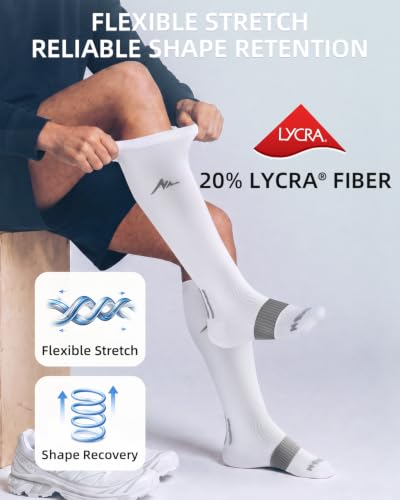 Image of NEWZILL Compression Socks for Women & Men, 20-30 mmHg for Sports & Travel