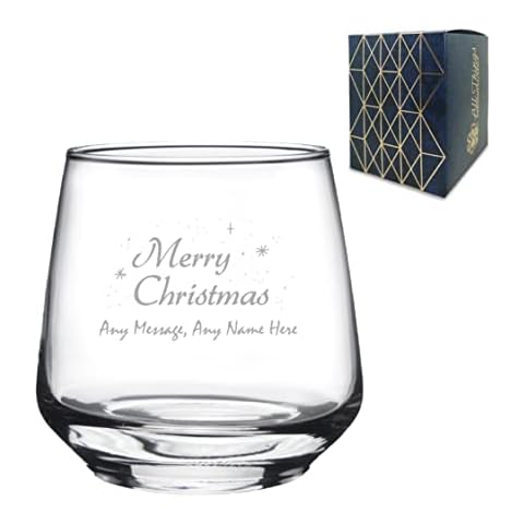 Personalised Engraved Merry Christmas Tallo Tumbler Cover