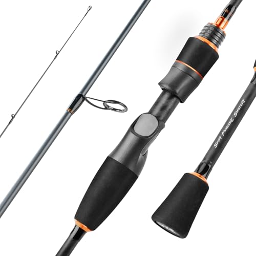 KastKing Zephyr Spin and Bait Finesse Fishing Rod, Lightweight Casting & Spinning Rods, IM6 Graphite Blanks, Cast Lure Down to 1/64oz, Zirconia Ring, Split Reel Seat, EVA Handle, Alignment Marker