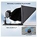 GEIMRSY i7 /14-inch teleprompter with Remote Control, Adjustable Camera mounting Platform (Aluminum), rotatable Tempered Optical Glass, Carrying case Included.
