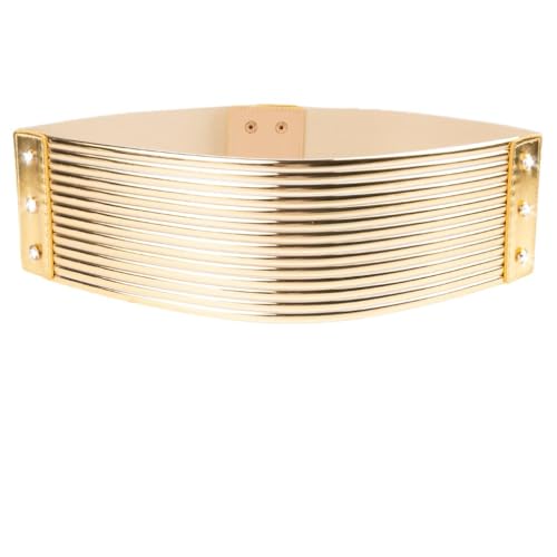 Plus Size Women Bling Wide Belt for Dress Vintage Rhinestones Elastic Sparkle Waistband Ladies Cummerbands2