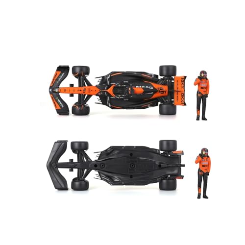 HTLNUZD Modelo a Escala 1:24 Coche F1 Naranja miniatura 5