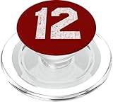 Photo Gallery uniforme jersey numero 12 athletic sports, 12° compleanno popsockets popgrip per magsafe Photo Gallery uniforme jersey numero 12 athletic sports, 12° compleanno popsockets popgrip per magsafe