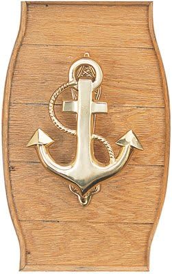 HighShine DK-02 Brass Fowled Anchor Door Knocker