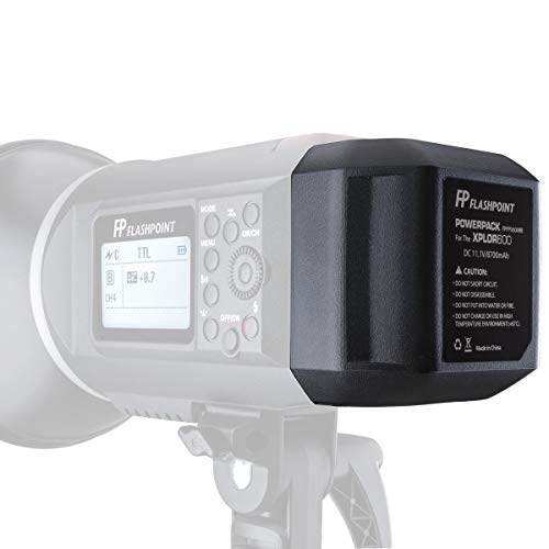Flashpoint Battery Power Pack Unit For The Xplor 600 Series Monolight (Wb87) #TOP2