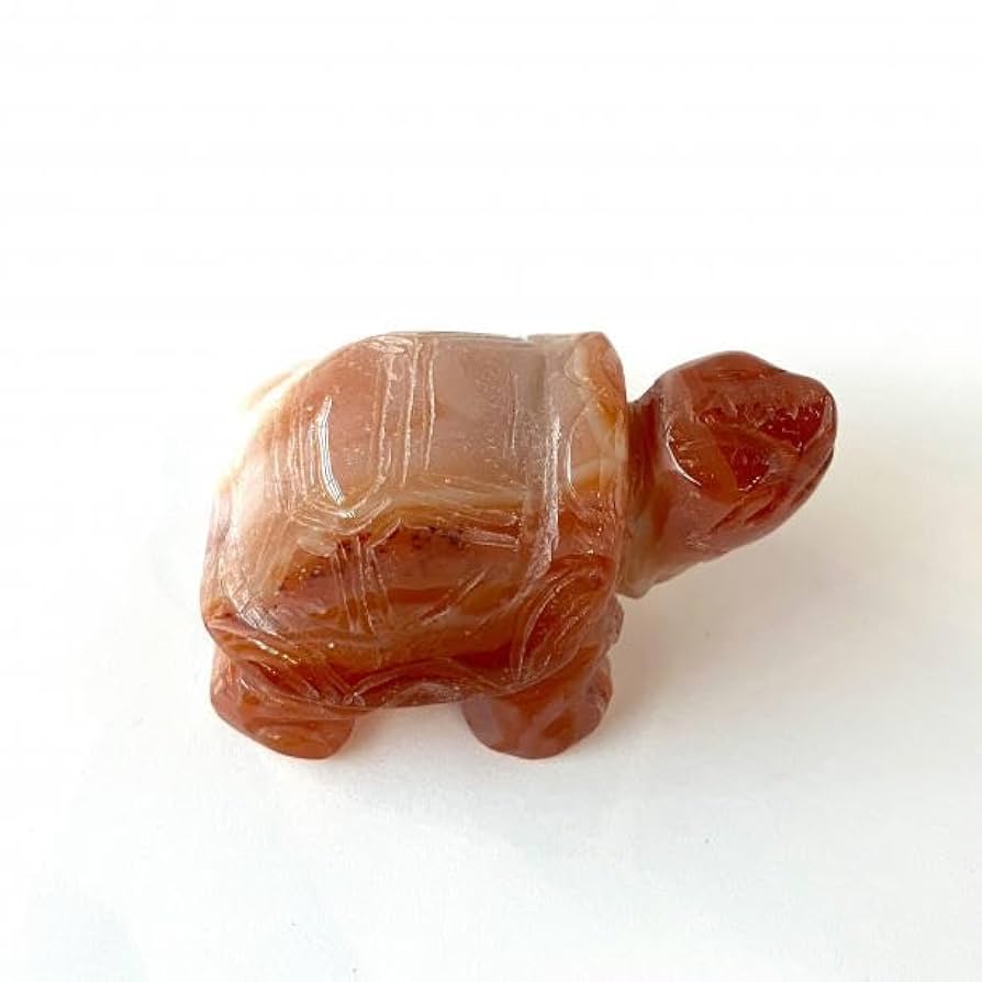 Amazon.co.jp: 天然石 瑪瑙 メノウ 亀 かめ 置物 風水 健康 長寿