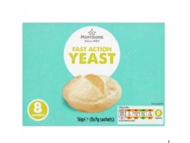Morrisons Fast Action Yeast Sachets 56g