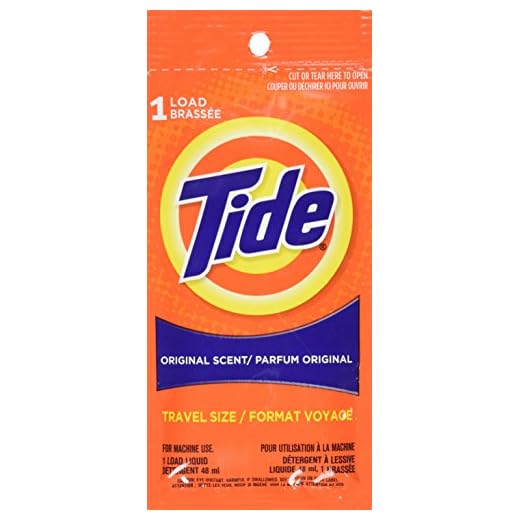 Tide 9 Piece 1-Load Travel Packets, 10.6 Ounce