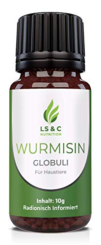 LS&C Nutrition | Wurmisin Globuli, Wurmkur | für Hunde und Katzen | radionisch informiert | 10g