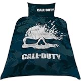 Call of Duty Broken Skull Camo Reversible UK Single / US Twin Duvet Cover with Matching Pillow Case Bedding Set