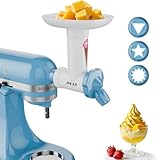 Dairy Free Ice Cream Maker Attachment for KitchenAid Stand Mixer, Natural Frozen Dessert and Yogurt Maker, Gelato Sorbet Maker, Frozen Fruit Ice Cream Maker, Dishwasher Safe