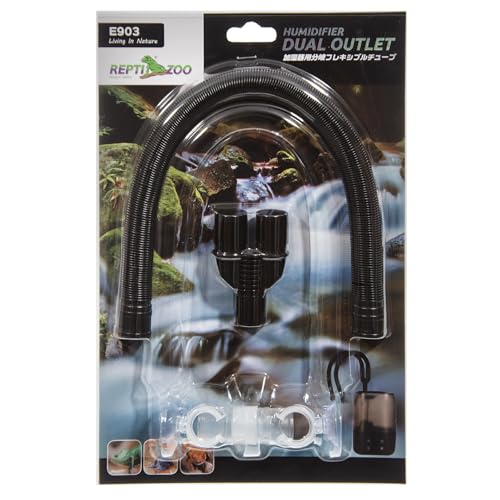 SANKO 分岐フレキシブルチューブ 黒 爬虫類・両生類