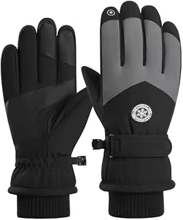 SEMITO Winter Gloves for Men Women Thermal Gloves Warm Splashproof Windproof Hand Gloves for Winter Touch Screen Finger An... Price In India
